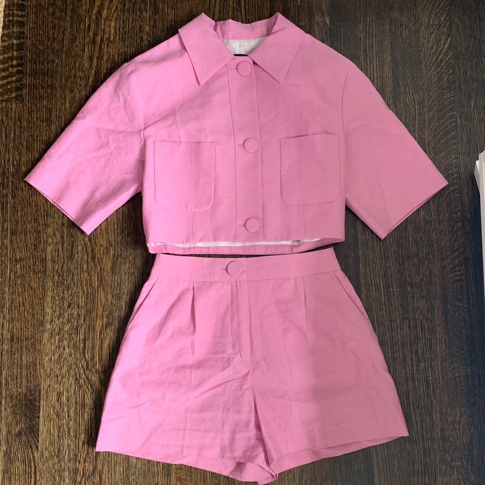 Beautiful pink Zara set, great for work